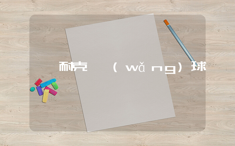 耐克 網(wǎng)球插圖